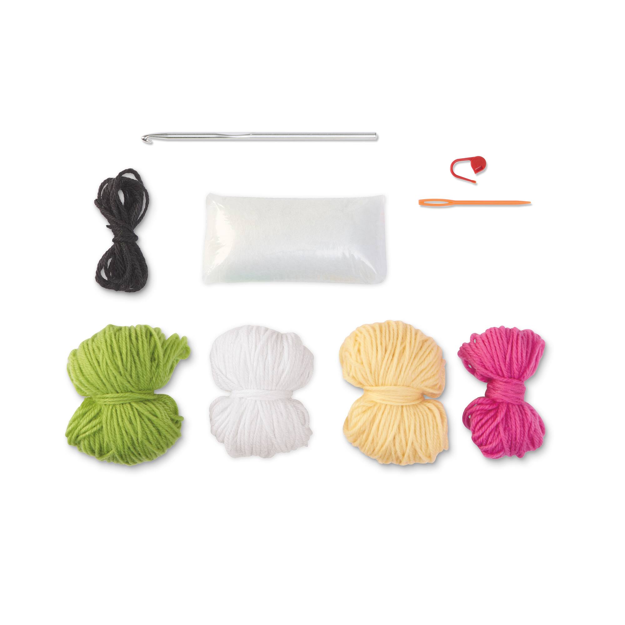Summer Ice Cream with Rasperries Crochet Kit by Loops & Threads®